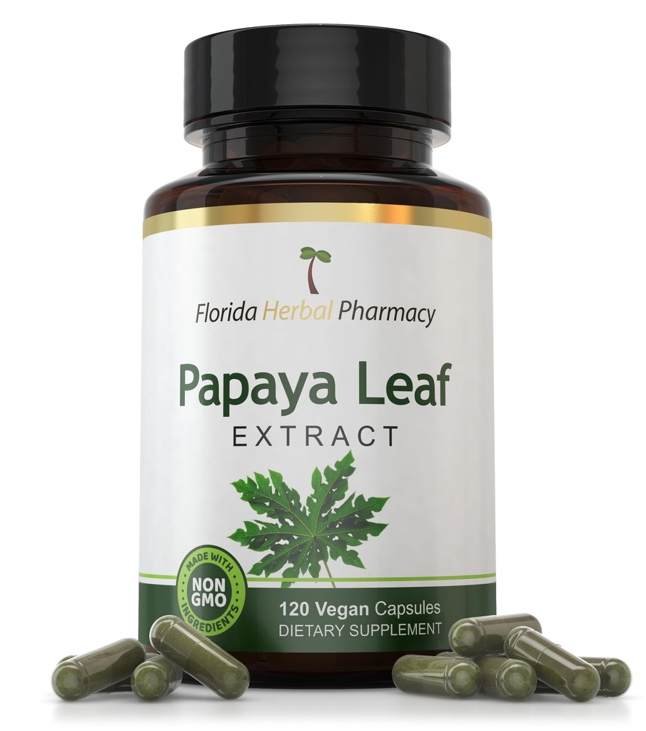 Florida Herbal Eczanesi, Papaya Leaf Extract Capsules