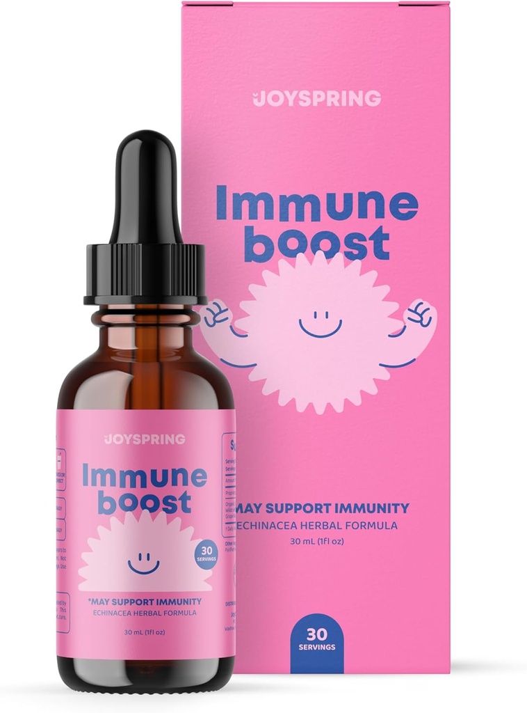 JoySpring Kids Immune Support Supplement, Çocuklar Multivitamin Liquid Drops, Kadınlar için Hormon Dengesi