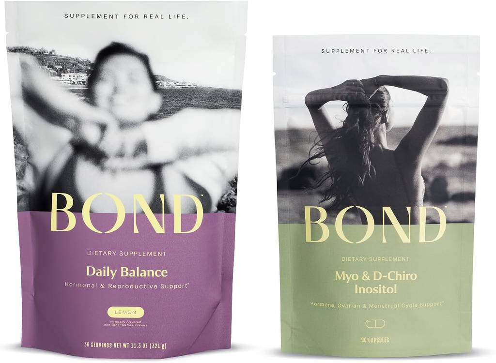 BOND Daily Balance ve Myo-Inositol & D-Chiro Inositol Capsules Sche: Hormon Dengesi ve Kadınlar için Sağlıklı Destek