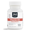 365 by Whole Foods Market, D3 Softgels, 2000 IU, 100 CT