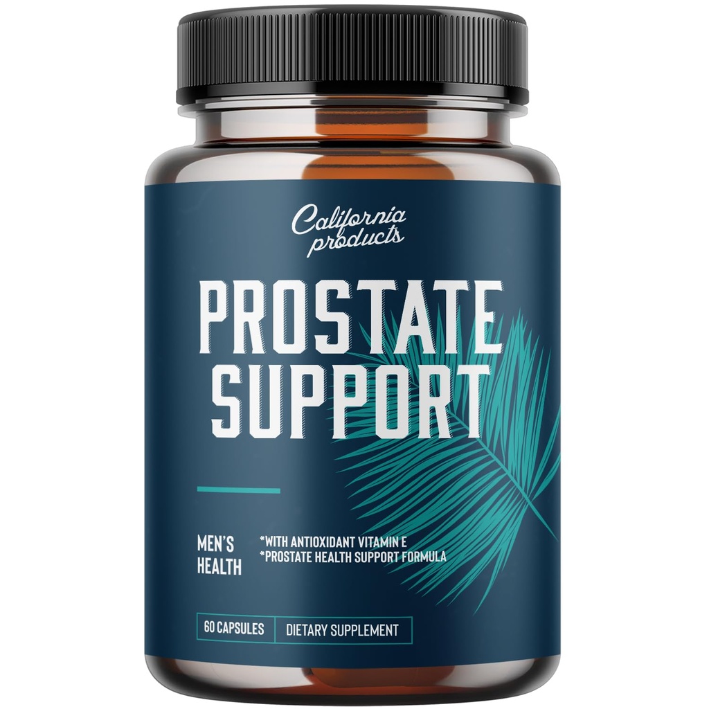 Prostate Support Supplement for Men, Pygeum with Pure Saw Palmettoges Ekstra Vitaminleri Çinko Plant Sterol Kompleksi Easy Urinary Flow Mens Health