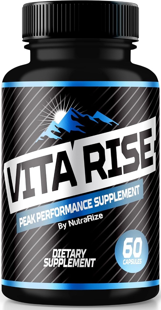 Vita Rise Χάπια για τους άνδρες, Επίσημη Vita Rise Peak Performance Supplement, Όλα τα φυσικά αρσενικά κάψουλες για τη συνολική υποστήριξη υγείας και ευεξίας, Vita Rise Pro Tablets, VitaRise (60 κάψουλες)