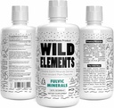 Wild Elements Gut Support Fulvic Acid Mineral Mix Antik Plant Deposits, Heal Gut Lining, Cognition ve Immunity, 70+ Minerals, All Natural, 32 oz