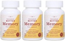 Καλύτερη Μνήμη - Theracurmin Curcumin 90 mg - Κλινικά Αποδεδειγμένη Δόση, Βελτιώνει την Εστίαση, Ανάκληση, Μνήμη, και Mood* - Υψηλή Απορρόφηση Turmeric Extract * (3 φιάλες)