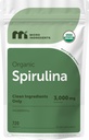 Mikro Malzemeler Organik Spirulina Supplement, 3000MG Oda başına, 720 Tablet (4 Ay Supply), No Filler & Non-GMO, Vegan protein, Vitaminler ve Prebiyotikler, Premium Spirulina Pills