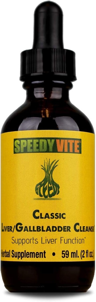 Classic Herbal Liver/Gallbladder Cleanse ve Detox (2 fl oz) Drops - Milk Thistle, Dandelion Root ve More More More