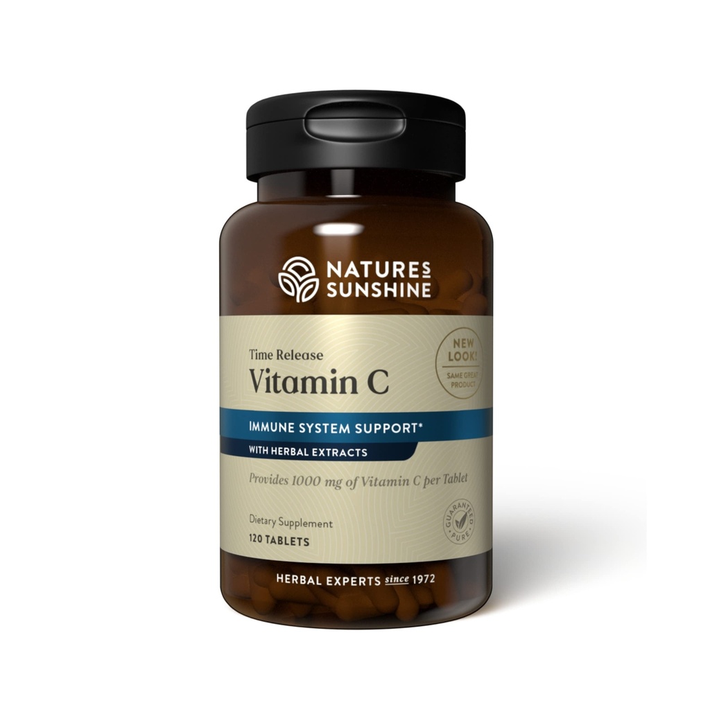 Doğalar Sunshine C Time Bülteni, 1000 mg, 120 Tabletler | Immune Sistemi ve Quench Tehlikeli Ücretsiz Radikaller
