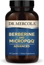 Dr. Mercola Berberine ve MircoPQ Advanced - Metabolic, Mitochondrial, Brain & Immune Support - GMO-Free, Gluten-Free & Soy-Free - 90 Capsules (90 hizmet)