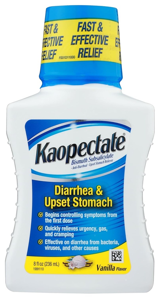Vanilla'da Diarrhea Upset Stomach için Çok Tarafsız Yardım, 8 Fl Oz