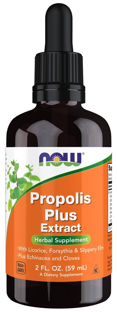 Şimdi Gıdalar Tamamlar, Propolis Plus Dropper ile Sıvı, Herbal Supplement, 2Ounce