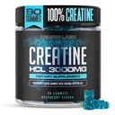 Tinatine HCL 3000 mg Oda başına - Raspberry Flavour - Vegan Gummies (90 Count ( 1, Raspberry)