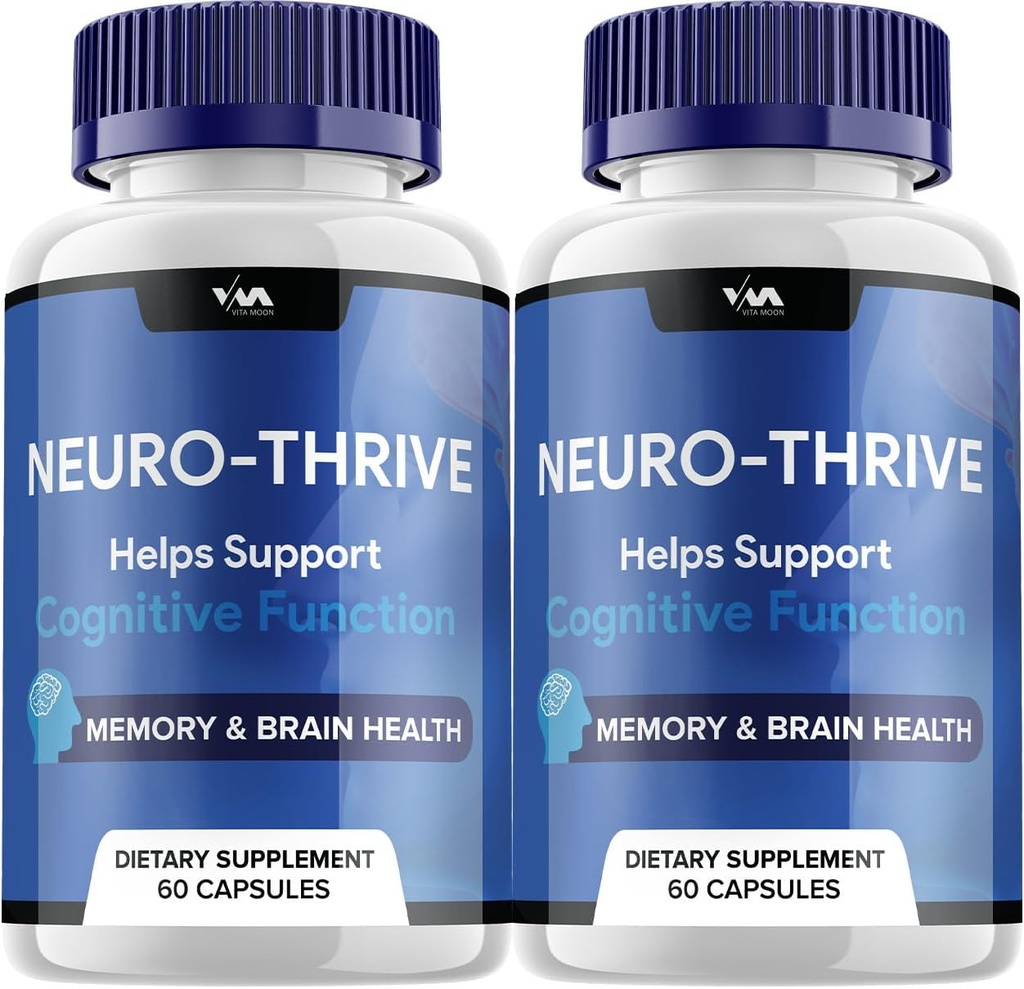 Nöro Thrive Beyin Tamam Kapsülleri – NöroThrive Pills, Neuro Thrive Cognitive Support ve Yorumlar, 120 Capsules