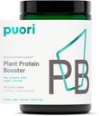 Puori Vegan Plant Enhancer Protein Powder - 25 Σερβιέτες - Ουδέτερη πρωτεΐνη αρακάς με Άλκη Ασβέστιο για Απαραίτητα Αμινοξέα - Χωρίς γαλακτοκομικά, Χορτοφαγικά, Μη ΓΤΟ