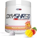 EHP Laboratuvarları OxyShred Pre Workout Toz - L Glutamine & Acetyl L Carnitine, Energy Boost Drink - Peach, 60 Servisler