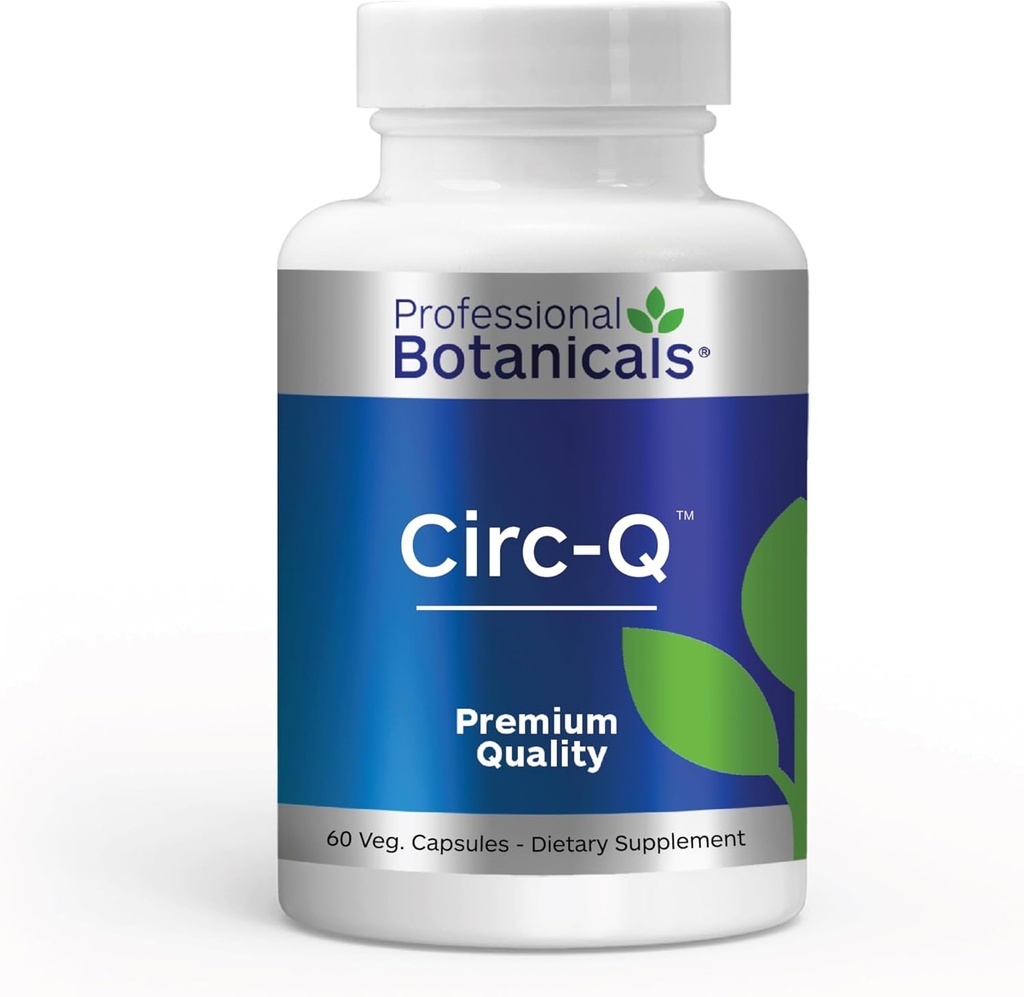 Profesyonel Botanikler Circ-Q - Kan Circulation Support and Vein Health Supplement - 60 Sebzeler Capsules