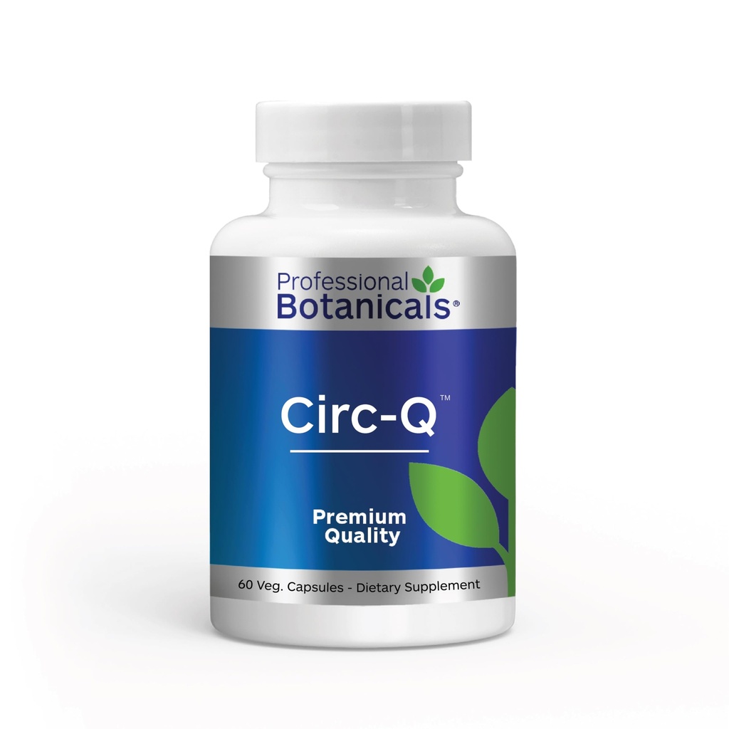 Profesyonel Botanikler Circ-Q - Kan Circulation Support and Vein Health Supplement - 60 Sebzeler Capsules