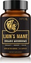 HPD Rx Lion's Mane Mushroom Extract Capsules Natural Nootropic, Supports Memory & Focus, Immunity ATM - Potent Mushroom Supplement | 2250 mg, 90 Capsules, Pack of 1