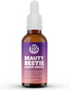 Beauty Bestie Vegan Liquid Drops, Biotin, Vitamin C, Hyaluronic Acid, Multi-Benefit Vitaminleri Sağlıklı Saçları Desteklemek için, Skin & Nails Büyüme, Sugar Free 1 fl oz.