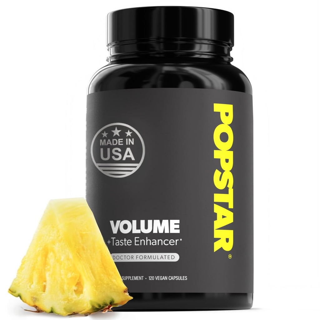 POPSTAR Labs Semen Volume Booster - Men's Semen Health & Fertility Supplement - Doctor Formulated to Increase Load Volume - Made in USA, Vegan - 120 Capsules (1 Month Supply)