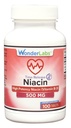Wonder Laboratories High Potancy Time Release Niacin (Vitamin B3) 500 Mg 100 Tablets Non-GMO, Gluten Free Supplement