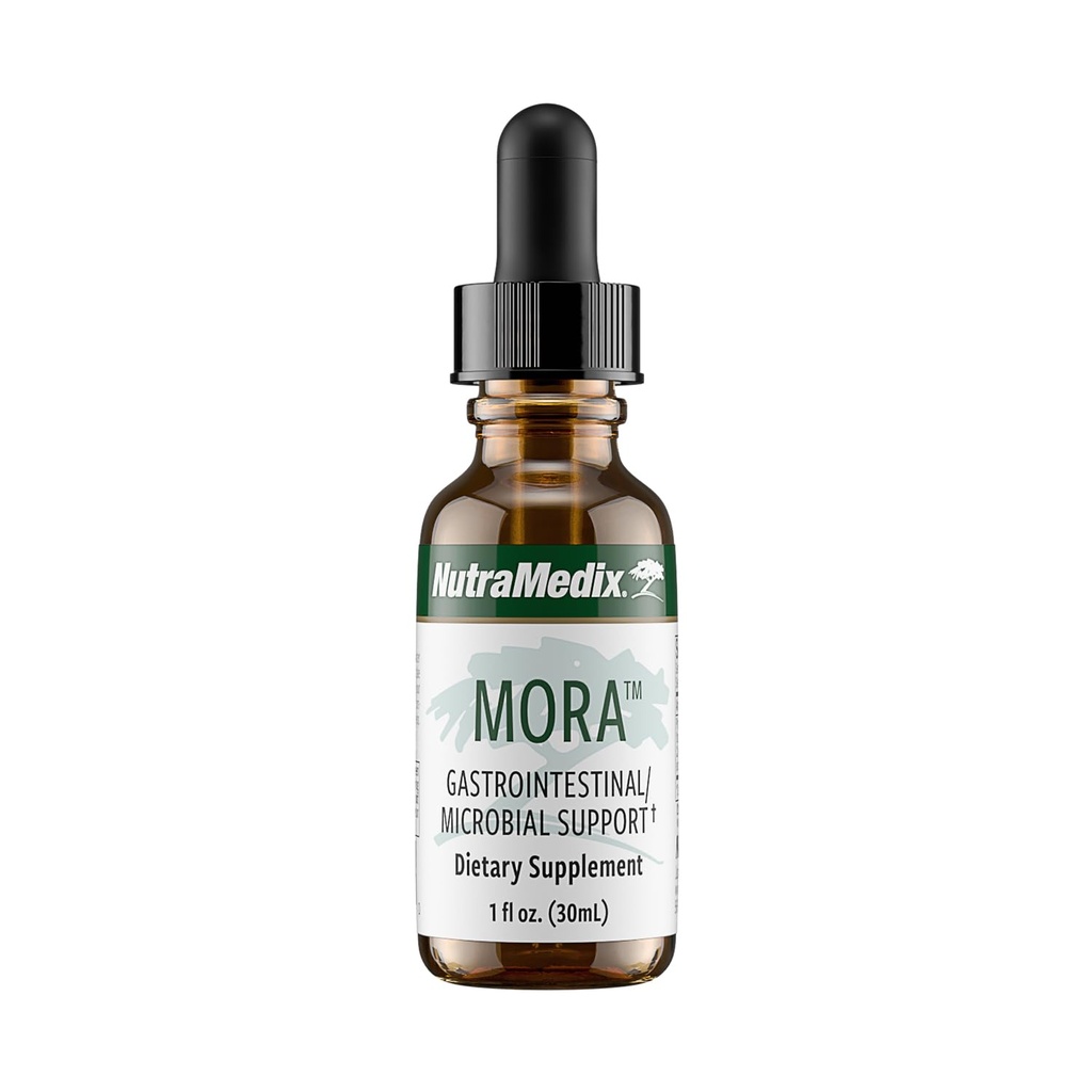 NutraMedix Mora Yarrow Extract - Yarrow Herb, BlackBerry Leaves και Capirona Bark Extract για Digestive Health, Gut Support & Healthy Inflammatory Response (1oz / 30ml)