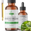 Ginkgo Biloba Extract Liquid 2 Fl Oz, συμπληρώματα για τη λειτουργία του εγκεφάλου και την υποστήριξη μνήμης, χωρίς αλκοόλ, Vegan - 2 Fl Oz