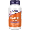 Şimdi Supplements, CoQ10 50 mg, Farm Grade, Fermentation tarafından üretilen All-Trans Form, 100 Softgels
