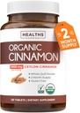 USDA Organik Ceylon Cinnamon Pills - Yüksek Potency Ceylon Cinnamon Supplement, Full Body Antioksi Desteği için 1000 mg ile hizmet vermektedir - Vegan Non-GMO cGMP Made & Lab