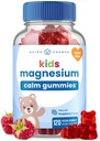 NutraChamps 120 Çocuk Magnezyum Gummies - Sugar Free Calm Magnezyum Gummies for Kids - 4 Ay Supply - Bone Health, Sleep - Magnezyum Citrate for Kids Supplement