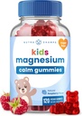NutraChamps 120 Çocuk Magnezyum Gummies - Sugar Free Calm Magnezyum Gummies for Kids - 4 Ay Supply - Bone Health, Sleep - Magnezyum Citrate for Kids Supplement