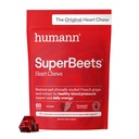 Humann SuperBeets Heart Chews, Nitrik Çimento ve Kan Basınç Desteği, Grape Tohum Ekstra Toz Enerji Tamam, Pomegranate Berry Flavor, 60 Kont