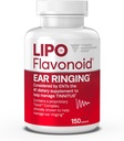 Lipo-Flavonoid Plus Εμβοές Ανακούφιση - Doctor-Recommended for Ringing Ears - Clinically-Proven Lemon Bioflavonoid Complex with Vitamins C, B1, B2, B6, B12, & Calcium - 150 Caplets