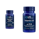 Επέκταση ζωής Βελτιστοποιημένη Folate Heart & Brain Support Tablets και Βιταμίνη D3 Bone, Brain & Immune Health Softgels - 100 Tablets, 60 Softgels