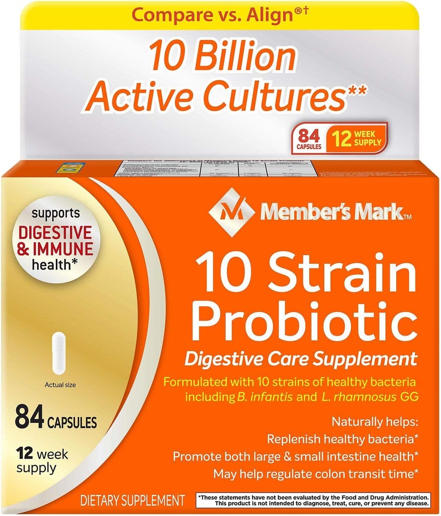 Μέλη Mark 10 Strain Probiotic (84 κατ.)