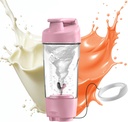 Protein Mixes için 22 Oz Protein Shaker Şişe, Protein Shakes için Domuz Ücretsiz Protein Shaker Cups, Whey Toz Smoothie Cup for Preworkout Mixer Şişe, Gym Aksesuarları for Women & Men, Pink Capsule