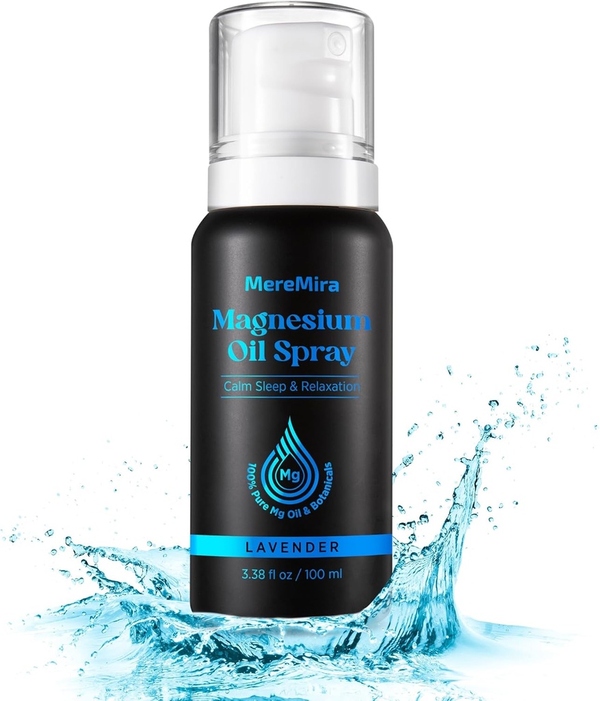 Vücut ve Ayaklar için Magnezyum Yağı: Doğal Lavender Yağlı Magnezyum