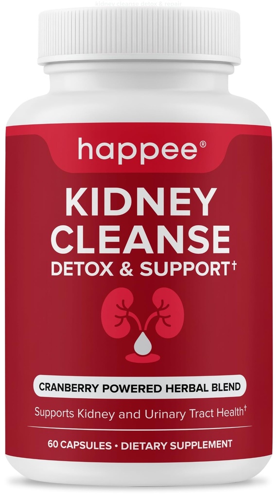 Kidney Cleanse Detox & Tamir Formula – Doğal Kidney, Renal, Bladder, & Urinary Tract Health - Flush Toxins & Restore Health - 60 Capsules