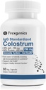 Trexgenics Colostrum 750 mg,% 20 IgG,% 60 protein, Immunity, Gut Health Support Vegetarian & Non-GMO (60 Veg Capsules) (Pack of 1)