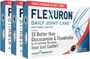 Saf Ürünler Flexuron Ortak Formula 3X Glucosamine ve Chondroitin'den Daha İyi - Sadece 7 Günlerde Çalışmaya Başlayın - Krill Oil, Low Molecular Kilo Hyaluronic Asit, Astaxanthin - 30 Count (3)