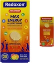 Redoxon Max Energy Εσπεριδοειδή Αναβράζοντα δισκία Ανοσολογική υποστήριξη Δέσμη Βιταμίνης C Ψευδάργυρος Αναβράζοντα Πορτοκαλί Ανοσοποιητικά δισκία Υποστήριξης