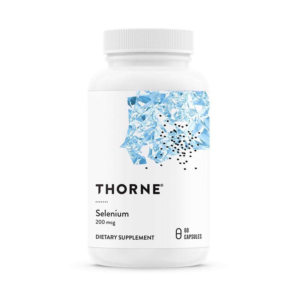 THORNE - Selenyum - Antioksit Desteği için 200 mcg Selenium Supplement* - 60 Capsules