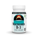 Source Naturals Niacinamide B-3, Dietary Supplement - 100 mg- 250 Tablets