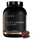 Kaged Whey Protein Isolate Toz | Chocolate | 100% Pure Low Lactose Whey | Post Workout Recovery Drink | Supports Muscle Building | Supplements for Men & Women | 41 Services