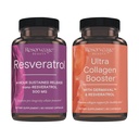 Reserveage Resveratrol & Ultra Collagen ATM - Cep & Skin Destek için Resveratrol ve Collagen Capsules - Özellikler Dermaval - 60 Capsules, 90 Ultra Collagen Branson Capsules
