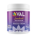VAL Aromaterapi Masaj Krem 8oz | Zechstein Magnezyum + MSM + Organik Petroller | Hızlı | Ortak & Kas Yardım | Paraben-Free | ABD'de Yap
