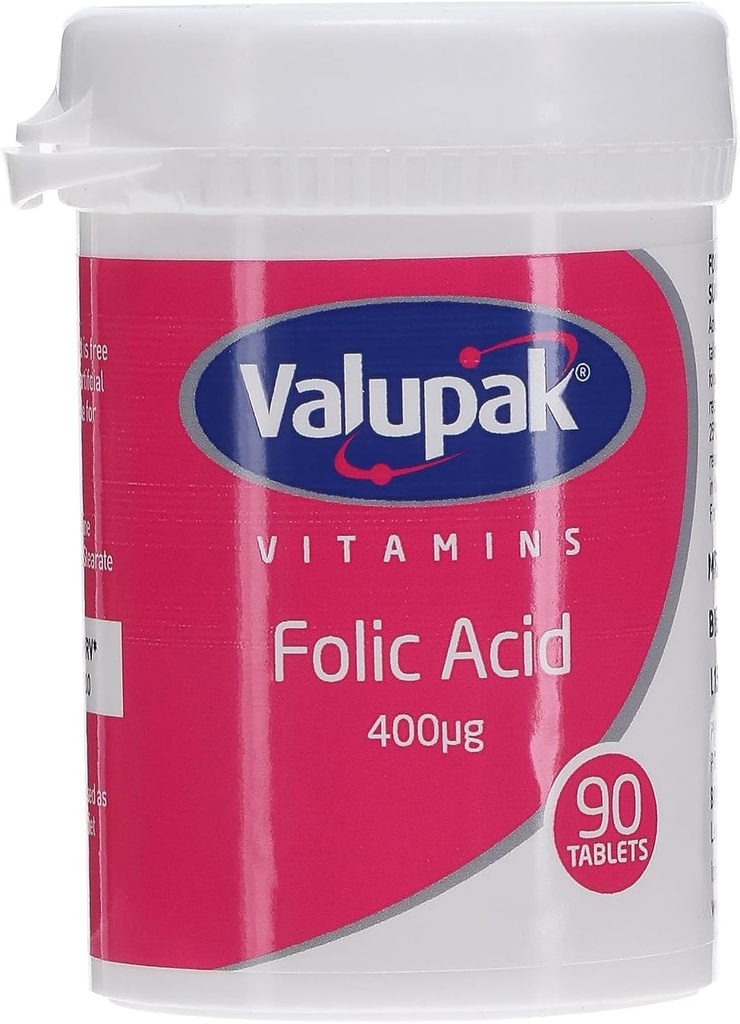 Valupak Vitaminleri Folic Acid 400 mg 90 Tabletler