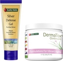 Sağlıklı Alışkanlıklar Skincare Sche - 1.7oz DermaTox Ointment ve 1.5 oz Silver Defense Gel - Tüm Doğal, Tüm Amaç, Güvenli ve Etkili Cilt Nourishment