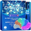 Eye Gel Pads (24 Pairs) - Göz Patchleri Puffy Eyes, Wrinkles, Dark Circles, Natural Collagen Eye Gels, Under Eye Mask Patches for Face to Soothe Puffiness, Eyebag