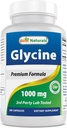 Best Naturals Συμπλήρωμα Γλυκίνης 1000 Mg για την παραγωγή ενέργειας, 180Count