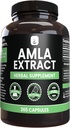 PURE ORIGINAL INGREDIENTS Amla Extract (365 Capsules) No Magnezyum Or Rice Fillers, Always Pure, Lab TY